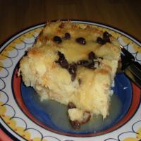 Mulate's Homemade Bread Pudding With Butter Rum Sauce_image