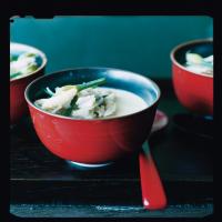 Steamed Egg Custard with Blue Crab and Flowering Chives image