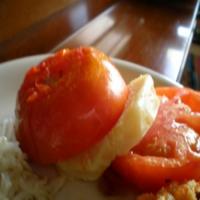 Tomato and Mozzarella Burger image