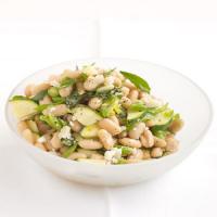 White-Bean Salad with Zucchini and Parmesan_image