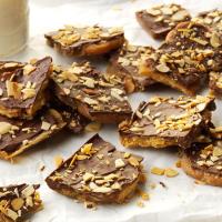 Toffee & Chocolate Bark with Toasted Almonds_image