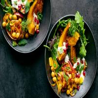 Roasted Squash With Turmeric-Ginger Chickpeas_image