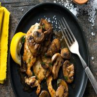 Lemon and Garlic Chicken With Mushrooms image