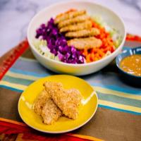 Oven Fried Coconut Chicken with Mango Dipping Sauce_image