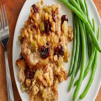 Slow-Cooker Pork Chops with Apple-Cherry Stuffing image