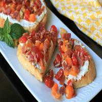 Ricotta Toast with Bacon and Tomato image