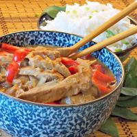 Slow Cooker Thai Pork with Peppers image
