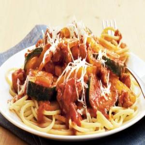 Sausage and Veggie Spaghetti_image