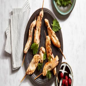 Japanese Grilled Chicken Tenders With Ume and Shiso_image