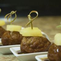 Glazed Pineapple Meatball Appetizers image