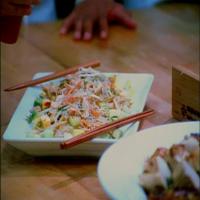 Thai Chicken and Glass Noodle Salad with Spicy Dressing image