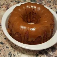 Apple Harvest Pound Cake with Caramel Glaze_image