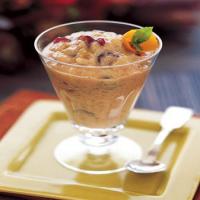 Rice Pudding with Persimmons and Dried Cranberries_image