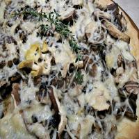 Wild Mushroom Pizza With Truffle Oil image