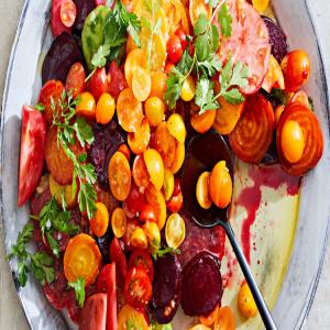 Beets, Tomatoes, and Cilantro image