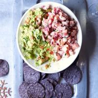 Christmas ceviche with guacamole_image