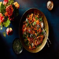 Shaved Carrot and Radish Salad with Herbs and Pumpkin Seeds image