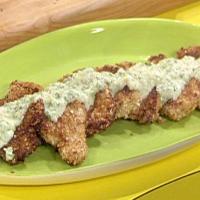 Almond Crusted Chicken Cutlets with Scallion Beurre Blanc image