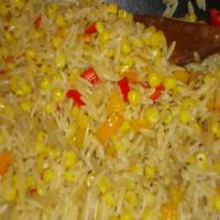 Corn and Pepper Orzo image