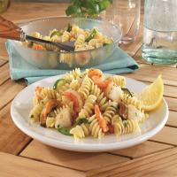 Rotini Salad With Zucchini, Shrimp, Scallops & Mussels image