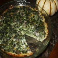 Wild Rice and Spinach Quiche image