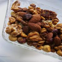 Simple Sweet and Savory Spiced Walnuts image