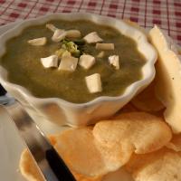 Zucchini Soup with Brie Cheese_image