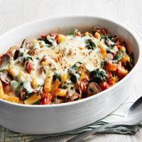 Herby Spinach and Mushroom Baked Ziti image