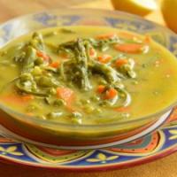 Spring Saffron Vegetable Soup_image