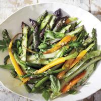 Steamed Vegetable Salad with Macadamia Dressing_image
