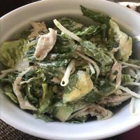 Citrusy Romaine Salad with Shredded Chicken_image