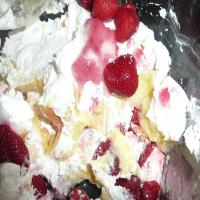 Easter Strawberry Angel Food Trifle image