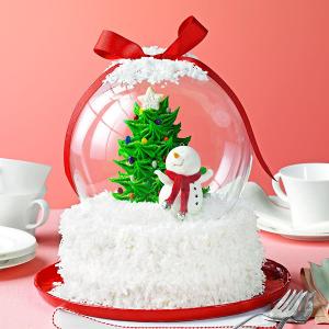 Holiday Snow Globe Cake_image
