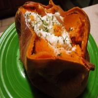 Twice Baked Sweet Potatoes with Ricotta Cheese image