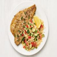 Middle Eastern Snapper with Couscous Salad_image