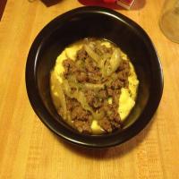 Sausage and Fennel Ragout With Creamy Polenta_image
