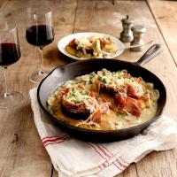 Chicken and Prosciutto Sorrentino with Mushroom Sauce_image