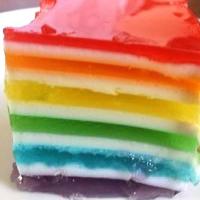 Rainbow Ribbon Jello image