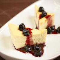 Ricotta Cheesecake with Warmed Cherries image