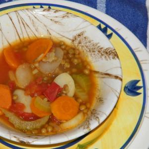 Chestnut, Lentils and Vegetable Stew image