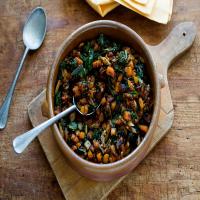 Sautéed Winter Squash With Swiss Chard, Red Quinoa and Aleppo Pepper_image