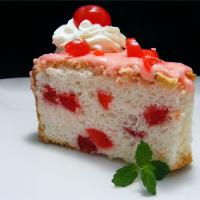 Cherry Angel Food Cake image