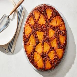 Pineapple Upside-Down Cake With Pecans_image