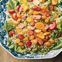 Tabbouleh with Red and Gold Tomatoes_image
