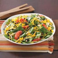 Black Bean Spinach Salad image