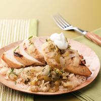 Grilled Tomatillo Chicken image