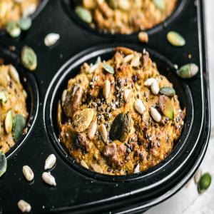 Pumpkin, Chia and Sunflower Seed Muffins image