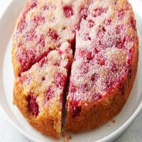 Raspberry Upside-Down Cake image