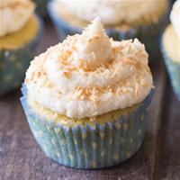 Vanilla Coconut Flour Cupcakes_image