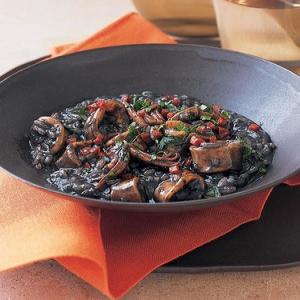 Braised Squid with Black Risotto_image